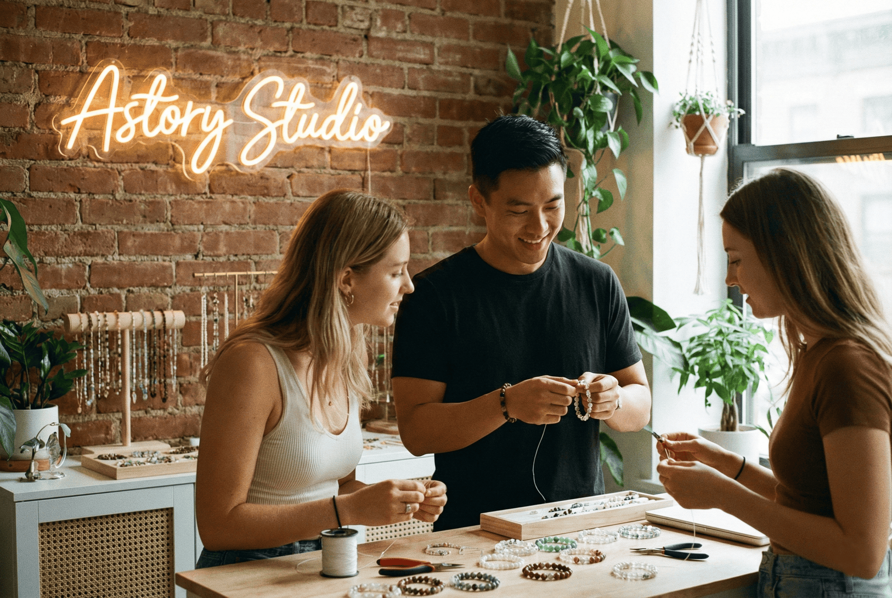 Started as a custom bracelet studio