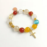 The All-Seeing One-Omniknight Inspired Gemstone Bracelet