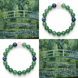 The Japanese Footbridge-Impressionist Gemstone Bracelet
